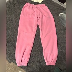 White fox sweatpants